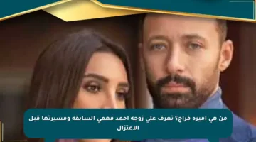 من هي أميرة فراج؟ تعرف على زوجة أحمد فهمي السابقة ومسيرتها قبل الاعتزال